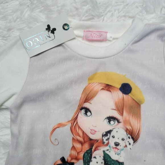New with Tags Nico Girl's/ Toddlers' Thermal Full Sleeve Tunic Top - 12M - Picture 4 of 10
